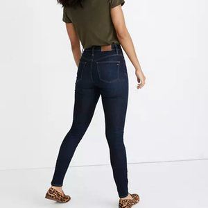 Madewell Curvy High Rise Skinny Jeans in Larkspur Wash
